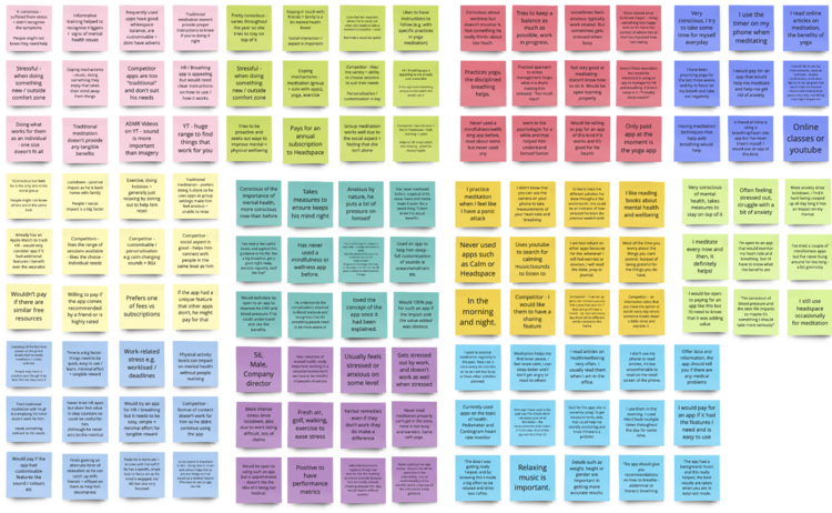 User interview findings